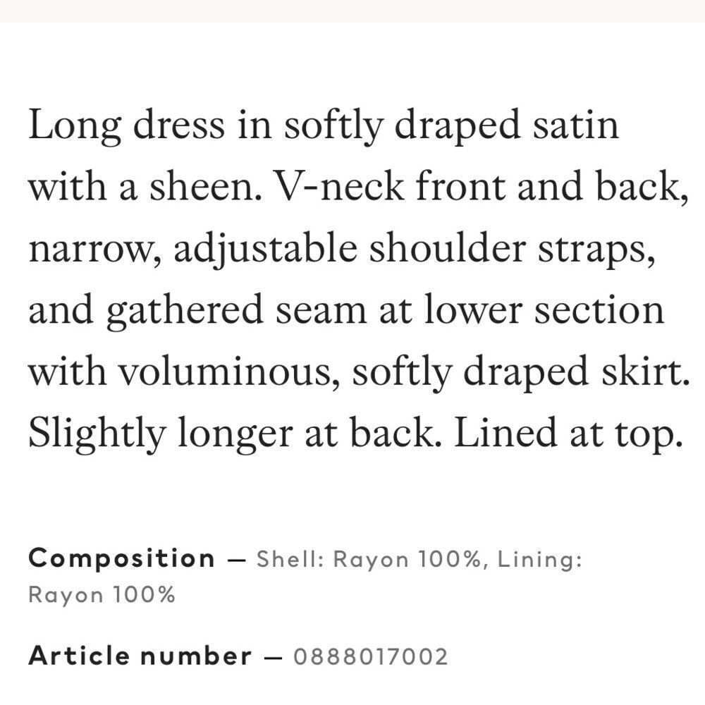 H&m Long Summer Dress. Size Xs . Very Good Condition. - Picture 4 of 8